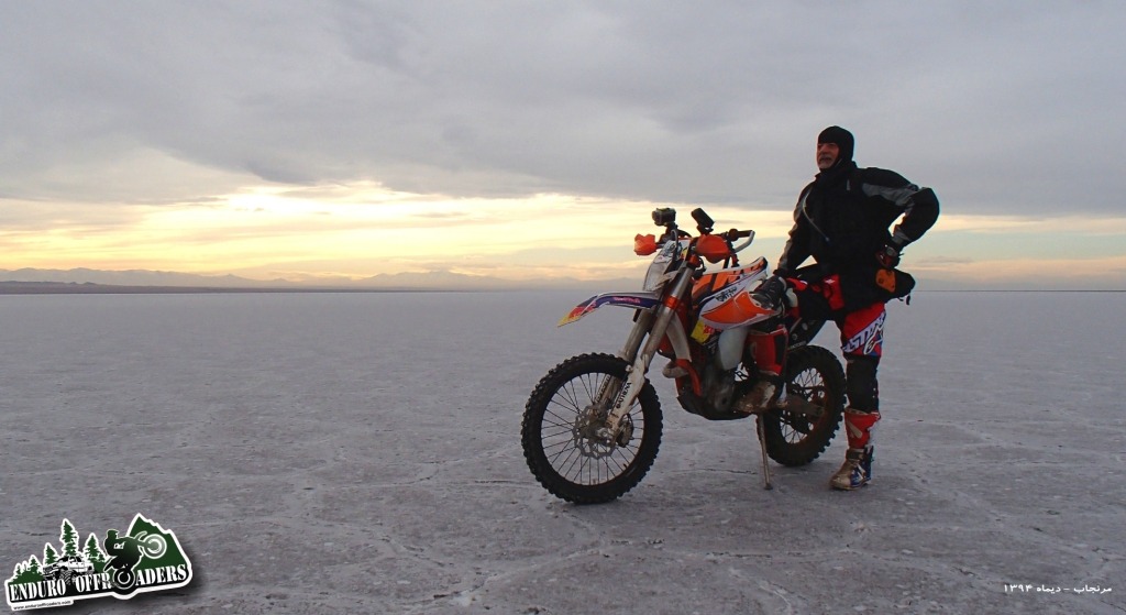 موتورسواری در دریاچه مرنجاب - ۱۸ دیماه ۱۳۹۴