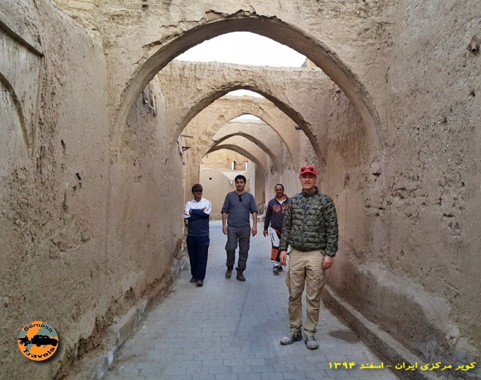 کاروانسرای جندق ( قلعه ساسانی ) : زمستان ۱۳۹۴