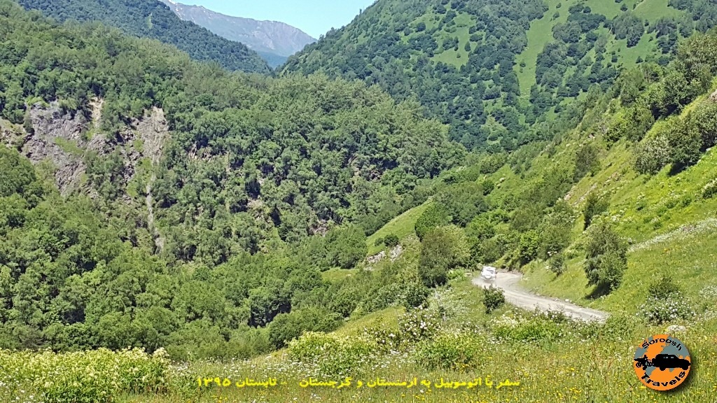 جاده اوشگولی تا مستیا - گرجستان - تابستان 1395