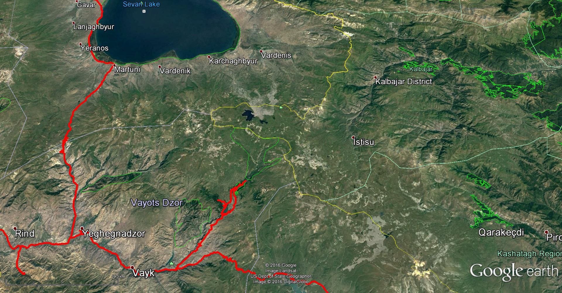 مسیر ما در جرموک - ارمنستان - تابستان 1395