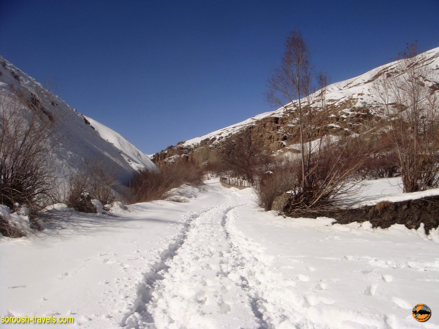 مسیر دریاچه هویر - زمستان ۱۳۹۱