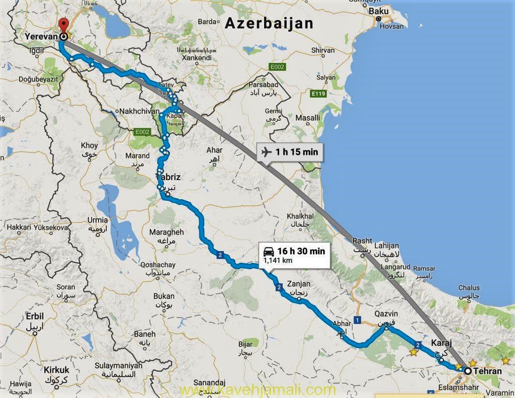 نکات مفید در رابطه با سفر زمینی به ارمنستان