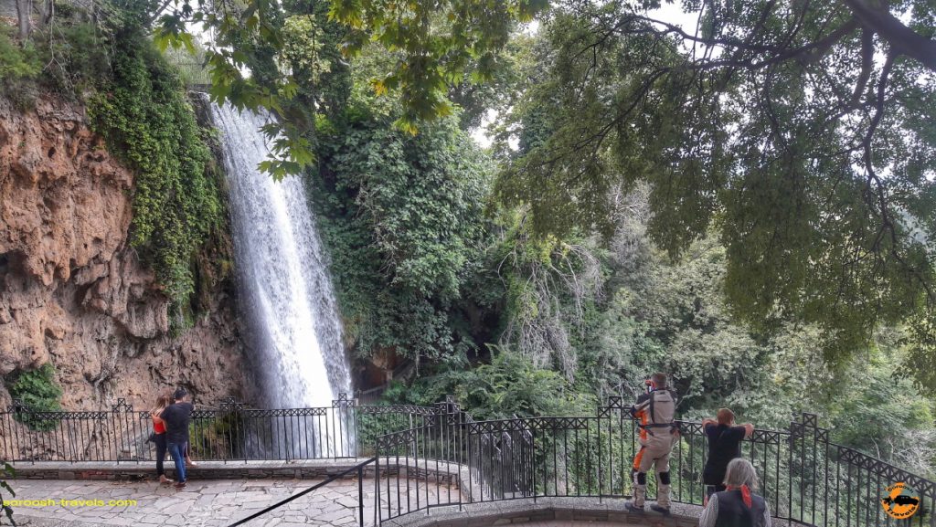 آبشار شهر ادسا در شمال یونان