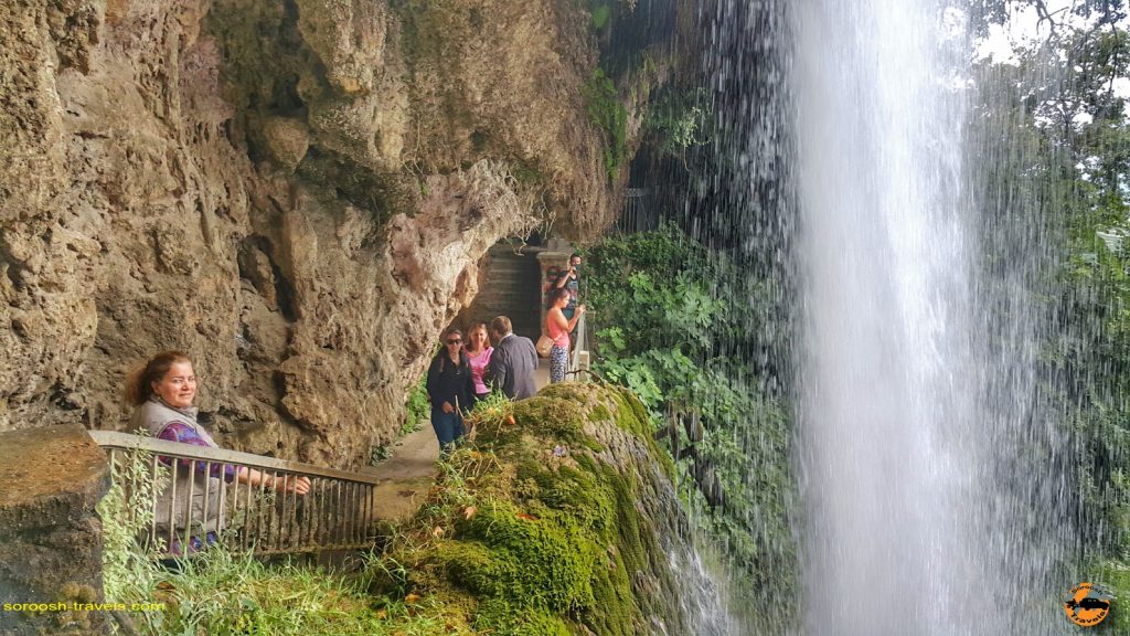 آبشار شهر ادسا در شمال یونان