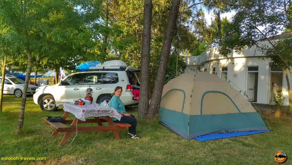 کمپ سایتی در حومه شهر سینوپ