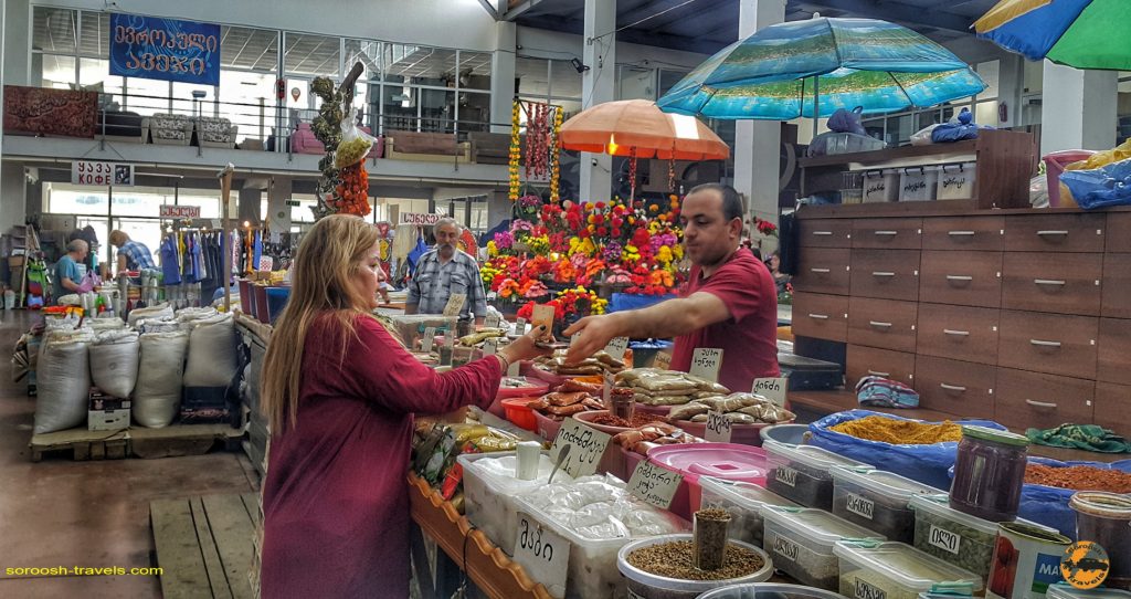 بازار شهر آخالت سیخه در گرجستان