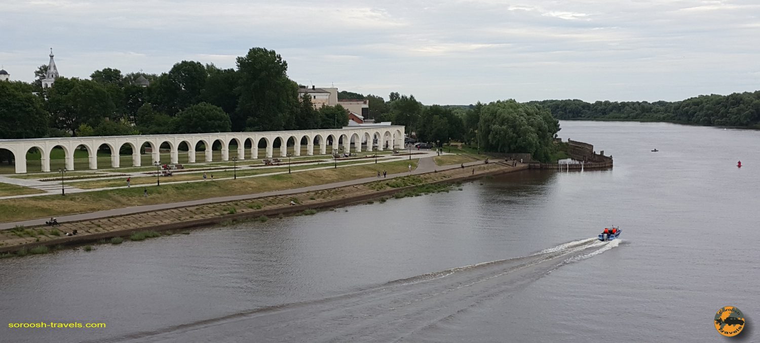 رودخانه شهر ولیکی نووگرود، روسیه - تابستان 1398 2019