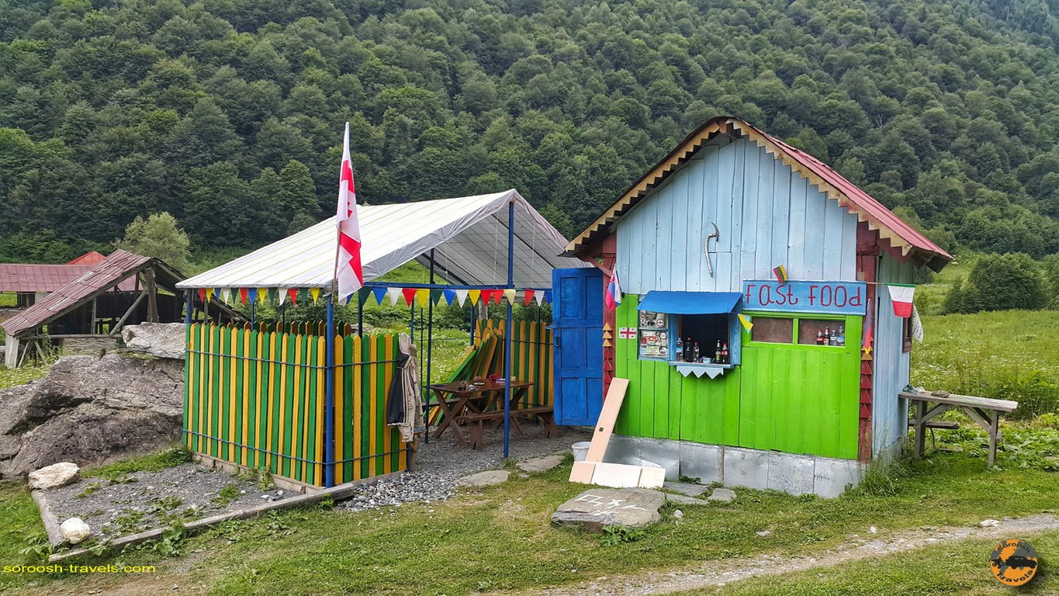 از تساگری بطرف اوشگولی در گرجستان - تابستان 1398 2019