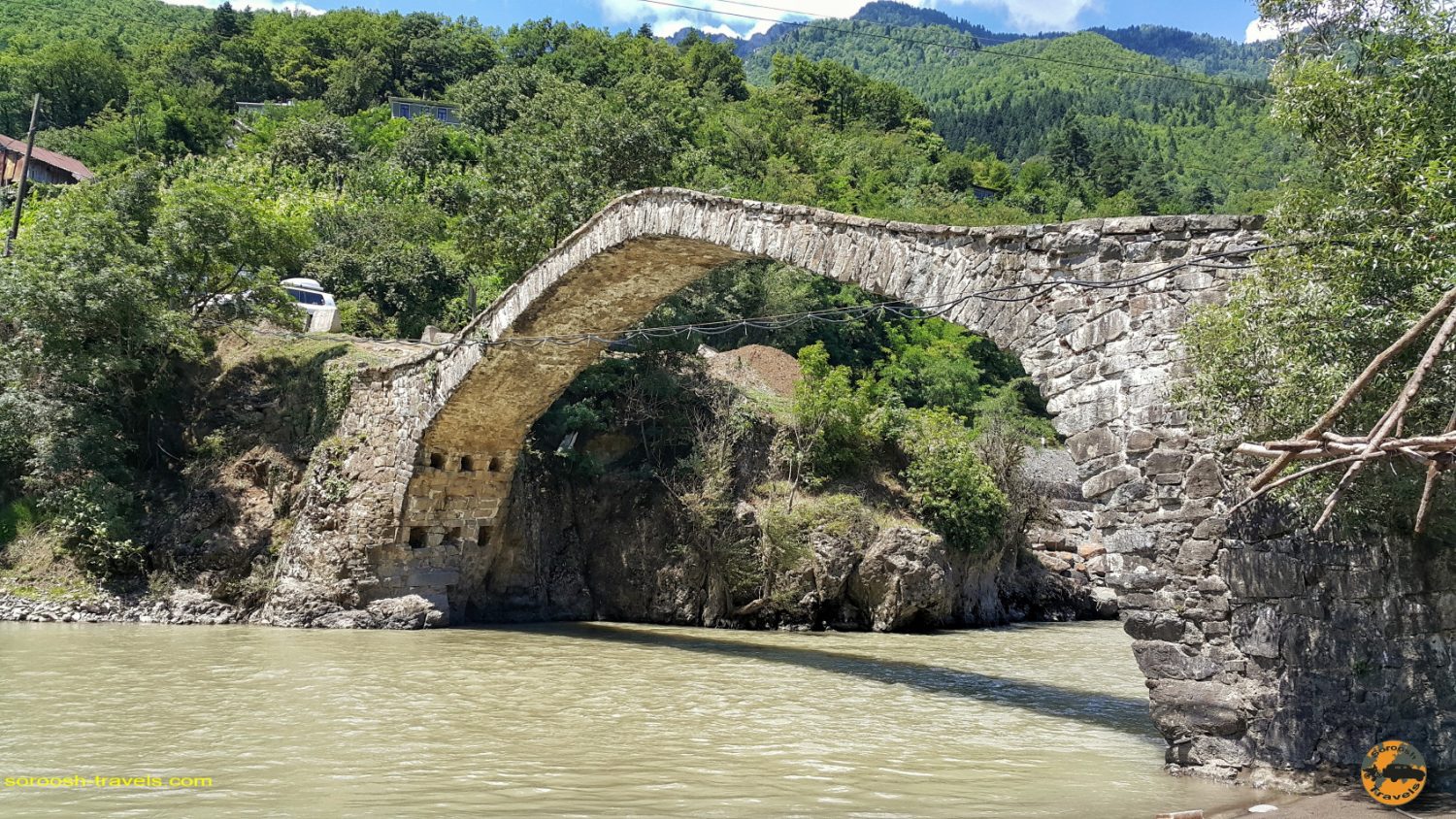 پل داندالو در مسیر باتومی در گرجستان - تابستان 1398 2019