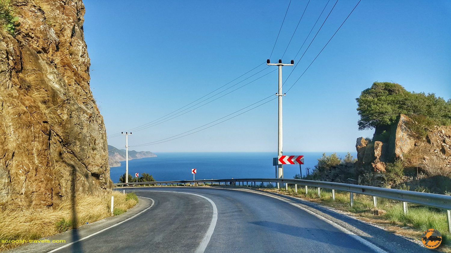 جاده ساحلی مدیترانه در ترکیه - تابستان 1398 2019