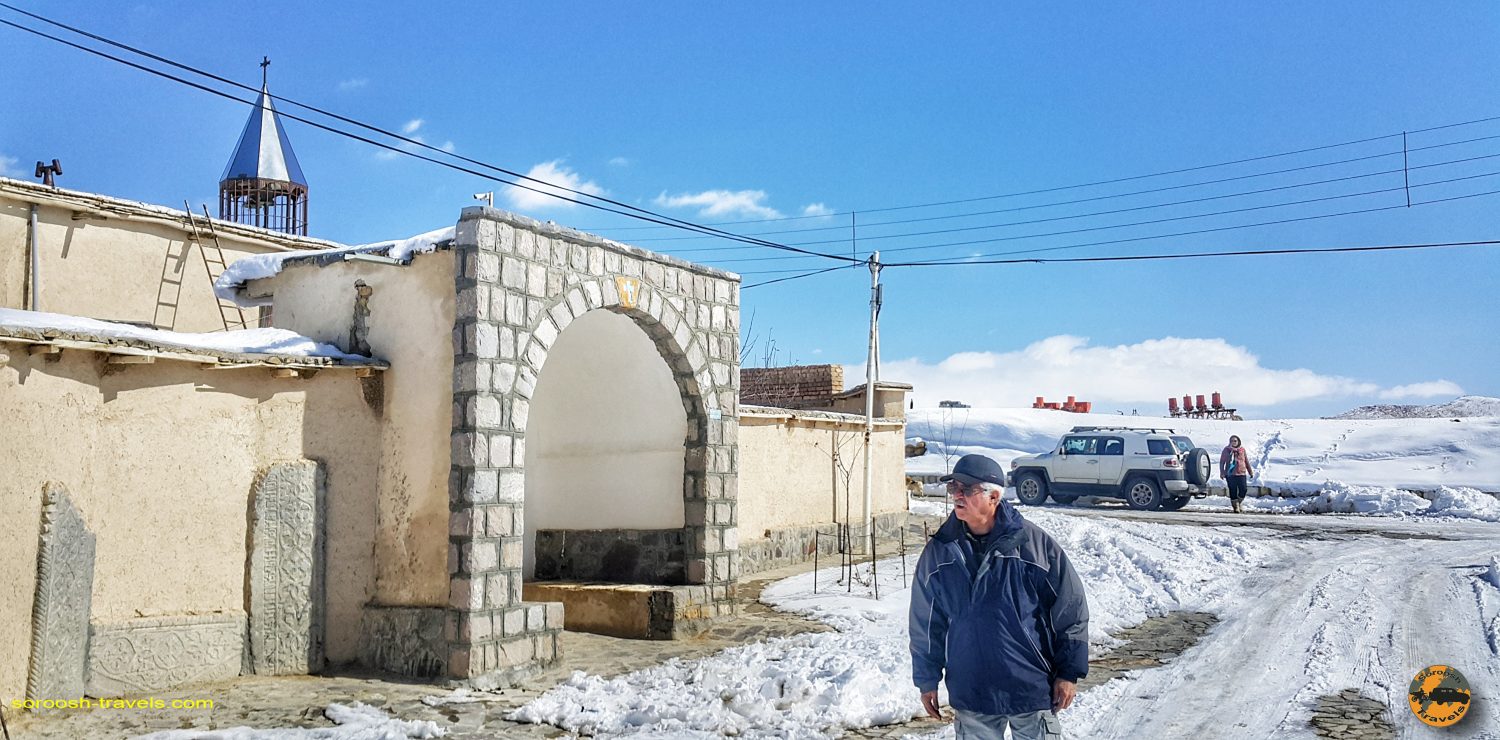 کلیسای غوکاس در روستای ارمنی نشین زرنه - زمستان ۱۳۹۸