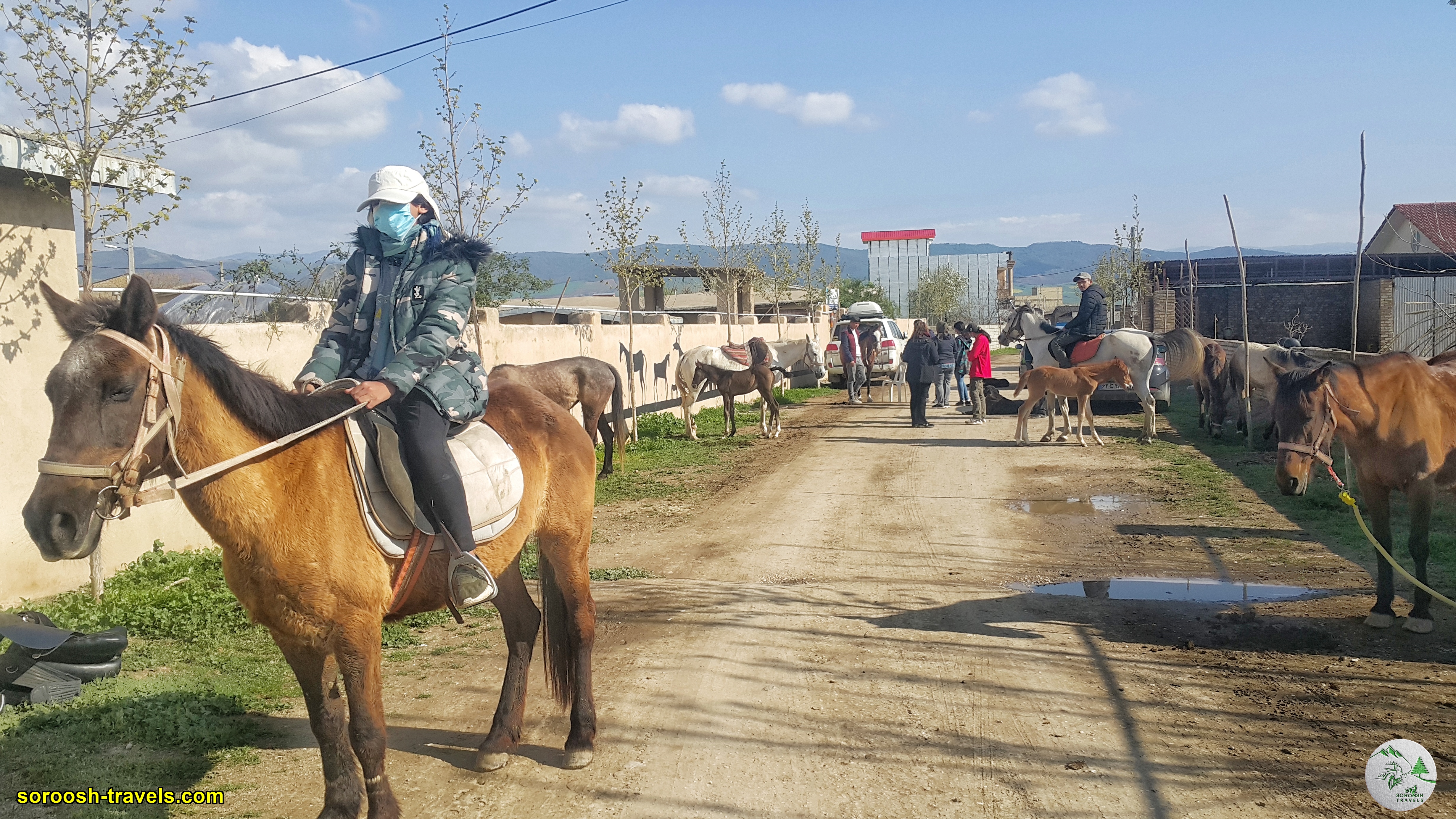 اسب سواری در روستای تمر قره قوزی - نوروز 1400
