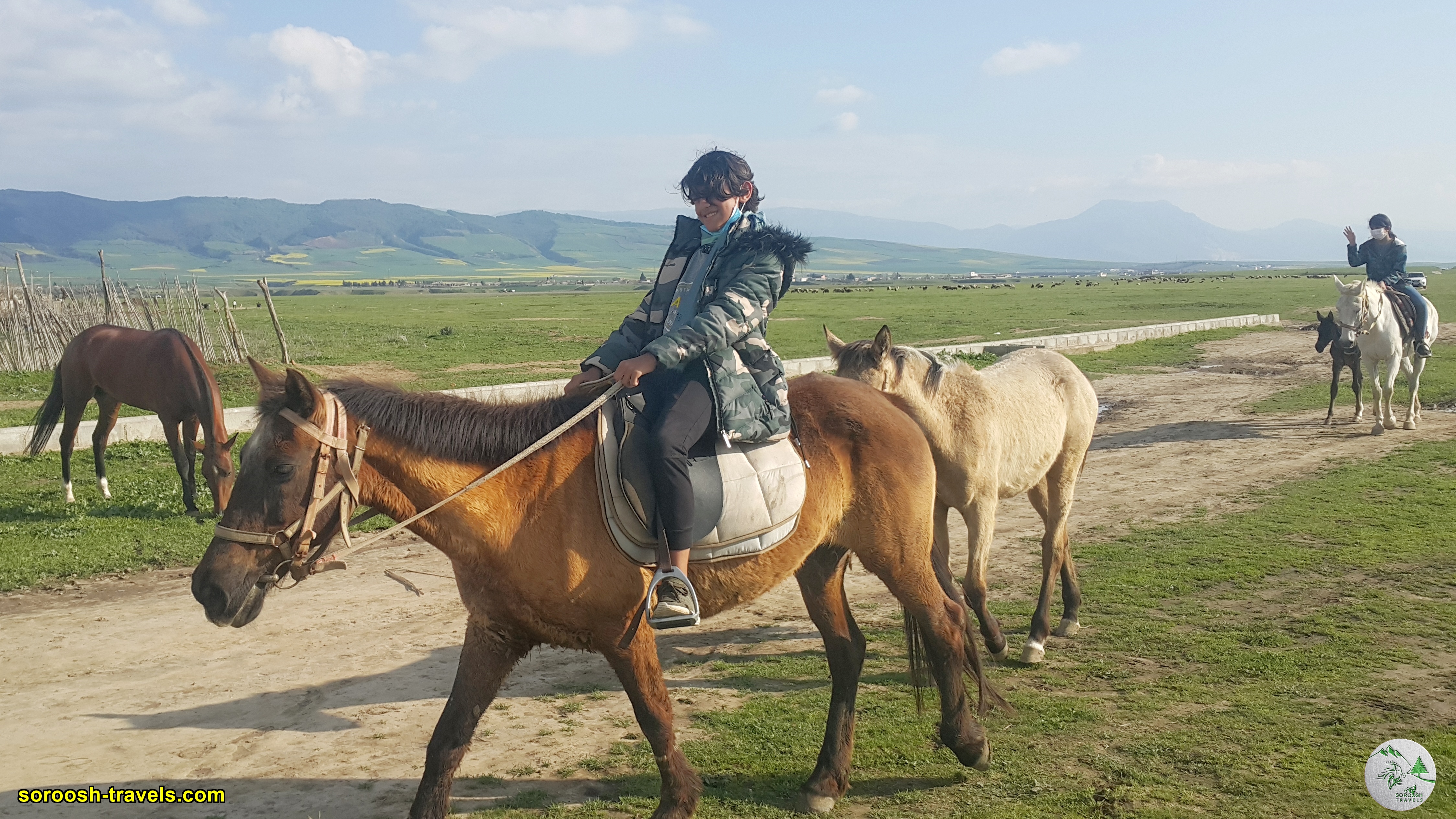 اسب سواری در روستای تمر قره قوزی - نوروز 1400