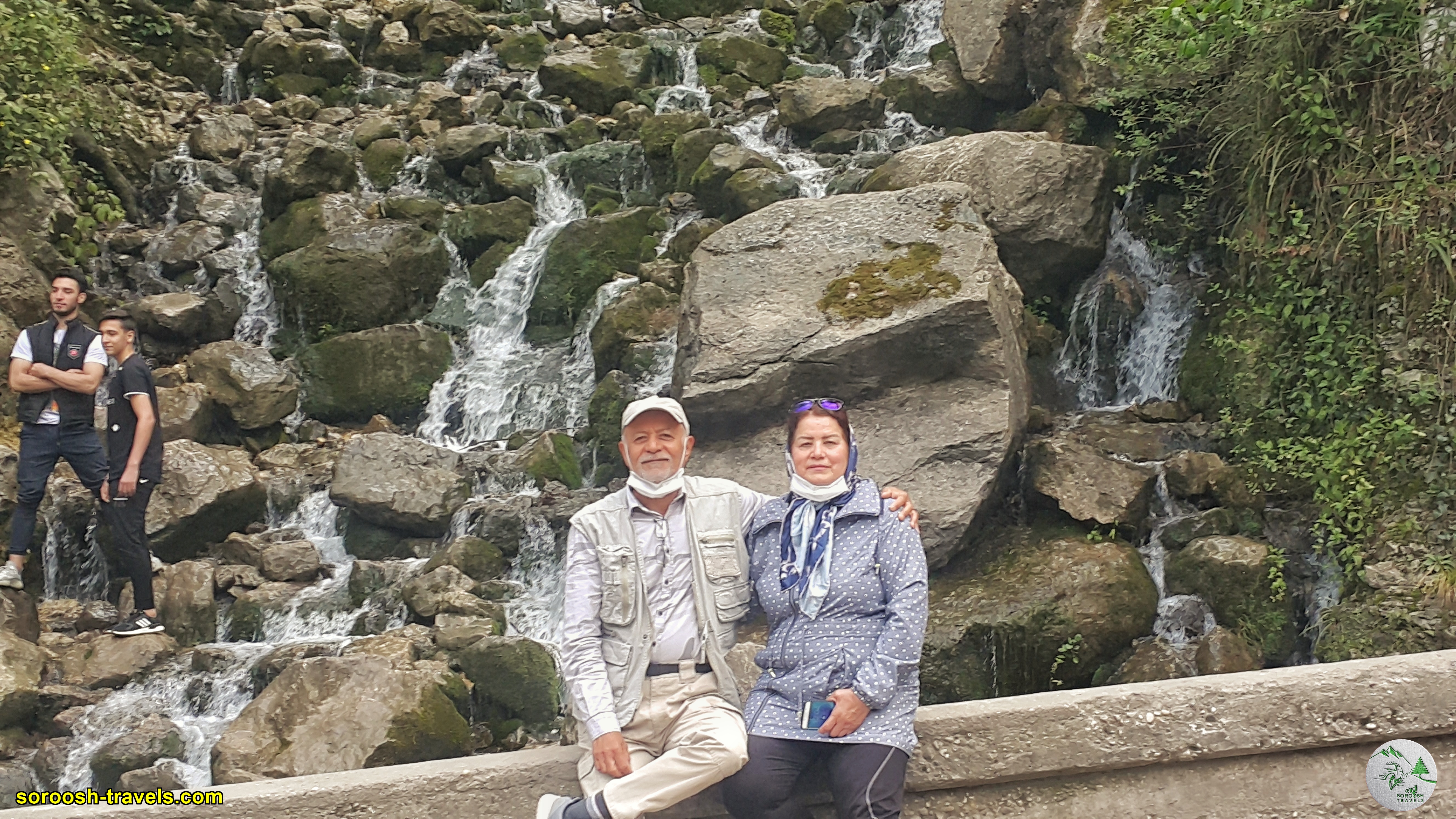 آبشار آب پری در مسیر رویان به کجور - نوروز 1400