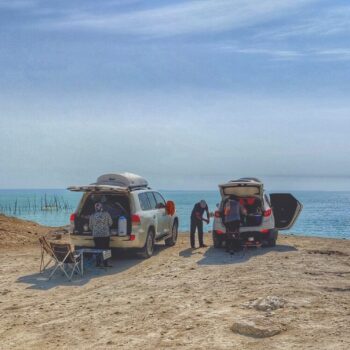 کمپ در جزیره قشم - زمستان 1402 - 2024