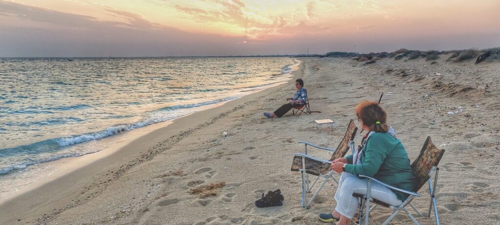 کمپ و اقامت شب در حوالی بندر چیروییه - زمستان 1402 - 2024