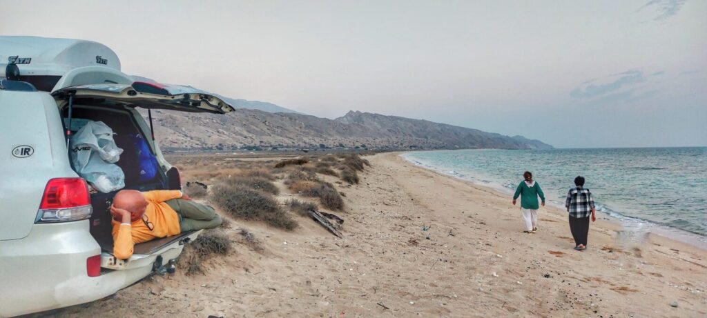 کمپ و اقامت شب در حوالی بندر چیروییه - زمستان 1402 - 2024